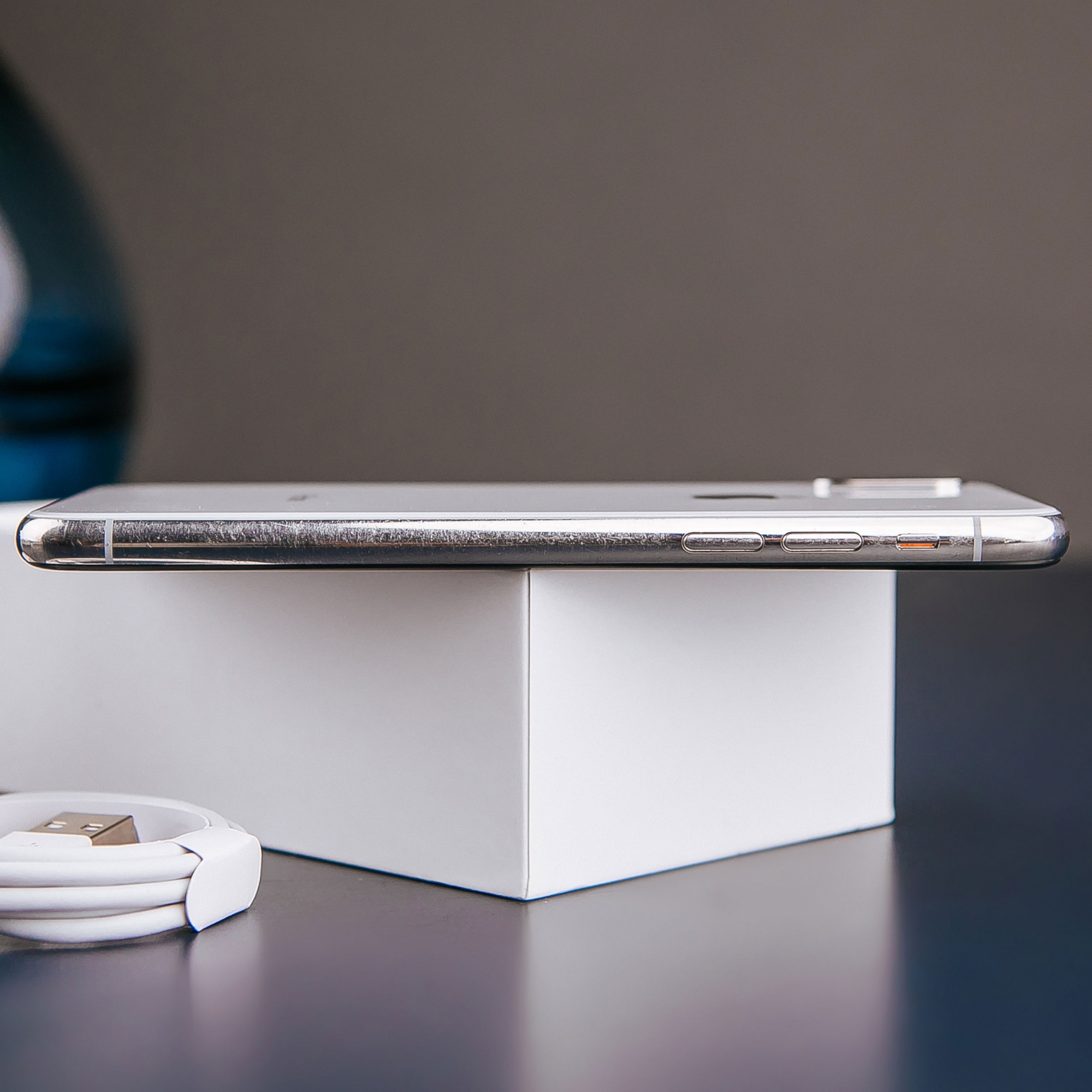 iPhone X 256gb, Silver б/у
